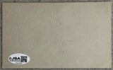 UNITAS, JOHNNY SIGNED INDEX CARD (JSA)