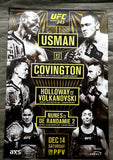 USMAN, KAMARU-COLBY COVINGTON UFC ORIGINAL POSTER (2019)