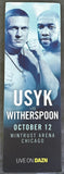 USYK, OLEKSANDR-CHAZZ WITHERSPOON PRESS CONFERENCE POSTER (2019)