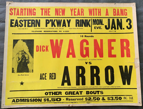 WAGNER, DICK-ACE RED ARROW ON SITE POSTER (1949)