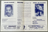 CHARLES, EZZARD-JERSEY JOE WALCOTT II OFFICIAL PROGRAM (1951)
