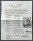 WALCOTT, JERSEY JOE SIGNED ORIGINAL TYPE 1 PHOTO (STINSON LOA-1951)