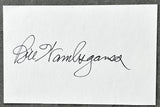 WAMBSGANSS, BILL SIGNED INDEX CARD (JSA)