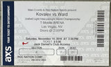 WARD, ANDRE-SERGEY KOVALEV ON SITE FULL TICKET (2016)