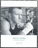 WARD, MICKY SIGNED RETIREMENT PROGRAM