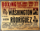 RODRIGUEZ, SIXTO-JUNIUS WASHINGTON ON SITE POSTER (1959)