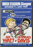 WATT, JIM-HOWARD DAVIS, JR. SIGNED OFFICIAL PROGRAM (1980-SIGNED BY DAVIS)