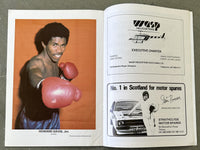 WATT, JIM-HOWARD DAVIS, JR. OFFICIAL PROGRAM (1980)