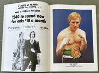 WATT, JIM-HOWARD DAVIS, JR. OFFICIAL PROGRAM (1980)