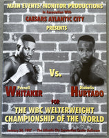 WHITAKER, PERNELL-DIOBELIS HURTADO OFFICIAL PROGRAM (1997)