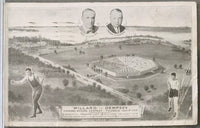 DEMPSEY, JACK-JESS WILLARD ORIGINAL SOUVENIR POSTCARD (1919)
