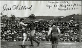 JOHNSON, JACK-JESS WILLARD TYPE 2 ACTION PHOTO (1915-SIGNED BY WILLARD-PSA/DNA)