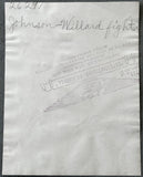 JOHNSON, JACK-JESS WILLARD TYPE 2 ACTION PHOTO (1915-SIGNED BY WILLARD-PSA/DNA)
