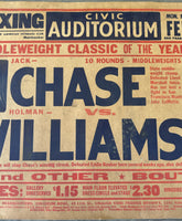 WILLIAMS, HOLMAN-JACK CHASE ON SITE POSTER (1944)