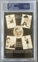 WOLGAST, MIDGET SIGNED PROMOTIONAL POSTCARD (PSA/DNA)