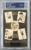 WOLGAST, MIDGET SIGNED PROMOTIONAL POSTCARD (PSA/DNA)