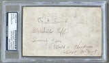WOLGAST, MIDGET SIGNED PROMOTIONAL POSTCARD (PSA/DNA)