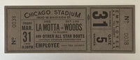 LAMOTTA, JAKE-LOU WOODS ON SITE FULL TICKET (1944)