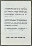 WRESTLEMANIA XIV ORIGINAL MEDIA CREDENTIAL (1998-TYSON, AUSTIN, MICHAELS)