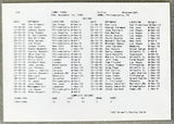 YOUNG, JIMMY SIGNED BROWN'S BOXING CARD (1987)