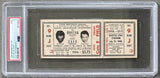 ZALE, TONY-AL HOSTAK FULL TICKET (1940-PSA/DNA EX 5)