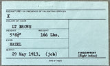 ZALE, TONY UNITED STATES NAVAL RESERVE I.D. CARD (1949)