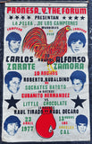 ZARATE, CARLOS-ALFONSO ZAMORA SOUVENIR BANNER (1977)