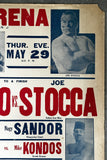 ZBYSZKO, STANISLAUS-JOE STOCCA & RENATO GARDINI-NAGY SANDOR ON SITE WRESTLING POSTER (1930)