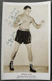 ZIVIC, FRITZIE SIGNED PHOTO (1940-AS WORLD WELTERWEIGHT CHAMPION)