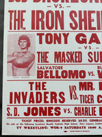 BACKLUND, BOB-THE IRON SHIEK ORIGINAL ON SITE POSTER (1988)