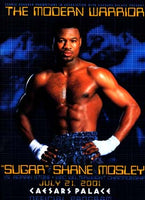MOSLEY, SUGAR SHANE-ADRIAN STONE OFFICIAL PROGRAM (2001)