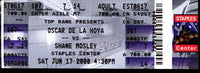 DE LA HOYA, OSCAR-SHANE MOSLEY FULL TICKET (2000)