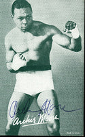 MOORE, ARCHIE SIGNED EXHIBIT CARD