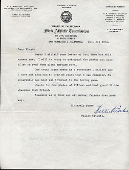 Senator Ritchie Letter RITCHIE, WILLIE SIGNED LETTER – JO Sports Inc.