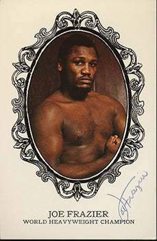 FRAZIER, JOE SIGNED PROMO PHOTO