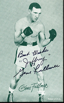 FULLMER, GENE SIGNED EXHIBIT CARD