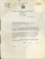 FARLEY, JIM SIGNED LETTER