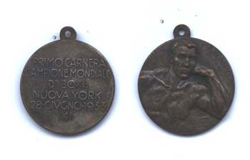 CARNERA, PRIMO WATCH FOB (1933)