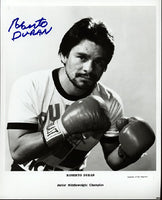 DURAN, ROBERTO SIGNED PHOTO