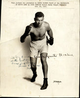 DEMPSEY, JACK SIGNED PHOTO (TO KNUTE ROCKNE)