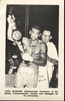 MUNDINE, TONY SIGNED PHOTO