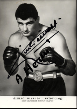 RINALDI, GIULIO SIGNED POSTCARD PHOTO – JO Sports Inc.