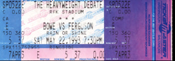 BOWE, RIDDICK-JESSE FERGUSON & ROY JONES, JR.-BERNARD HOPKINS FULL TICKET (1993)