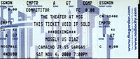 MOSLEY, SUGAR SHANE-ANTONIO DIAZ FULL TICKET (2000)