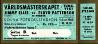 PATTERSON, FLOYD-JIMMY ELLIS FULL TICKET (1968)