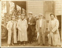 KETCHEL, STANLEY ANTIQUE PHOTO (POSED WITH JEFFRIES & OTHERS)