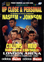 HAMED, PRINCE NASEEM-TOM JOHNSON OFFICIAL PROGRAM (1997)