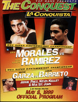 MORALES, ERIK-JUAN CARLOS RAMIREZ OFFICIAL PROGRAM (1999)