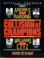 CZYZ, BOBBY-CHARLES WILLIAMS OFFICIAL PROGRAM (1989)
