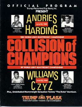 CZYZ, BOBBY-CHARLES WILLIAMS OFFICIAL PROGRAM (1989)